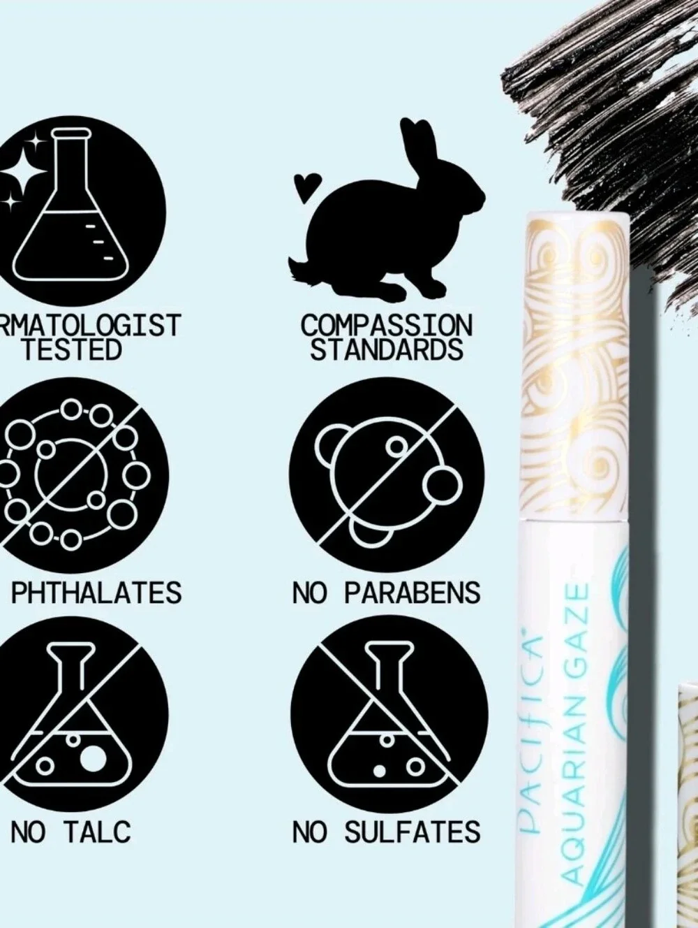 Pacifica Mascara Aquarian Gaze Water-Resistant